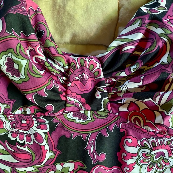 🌴Lands’ End  Paisley Tankini Top🌴 - Picture 2 of 7